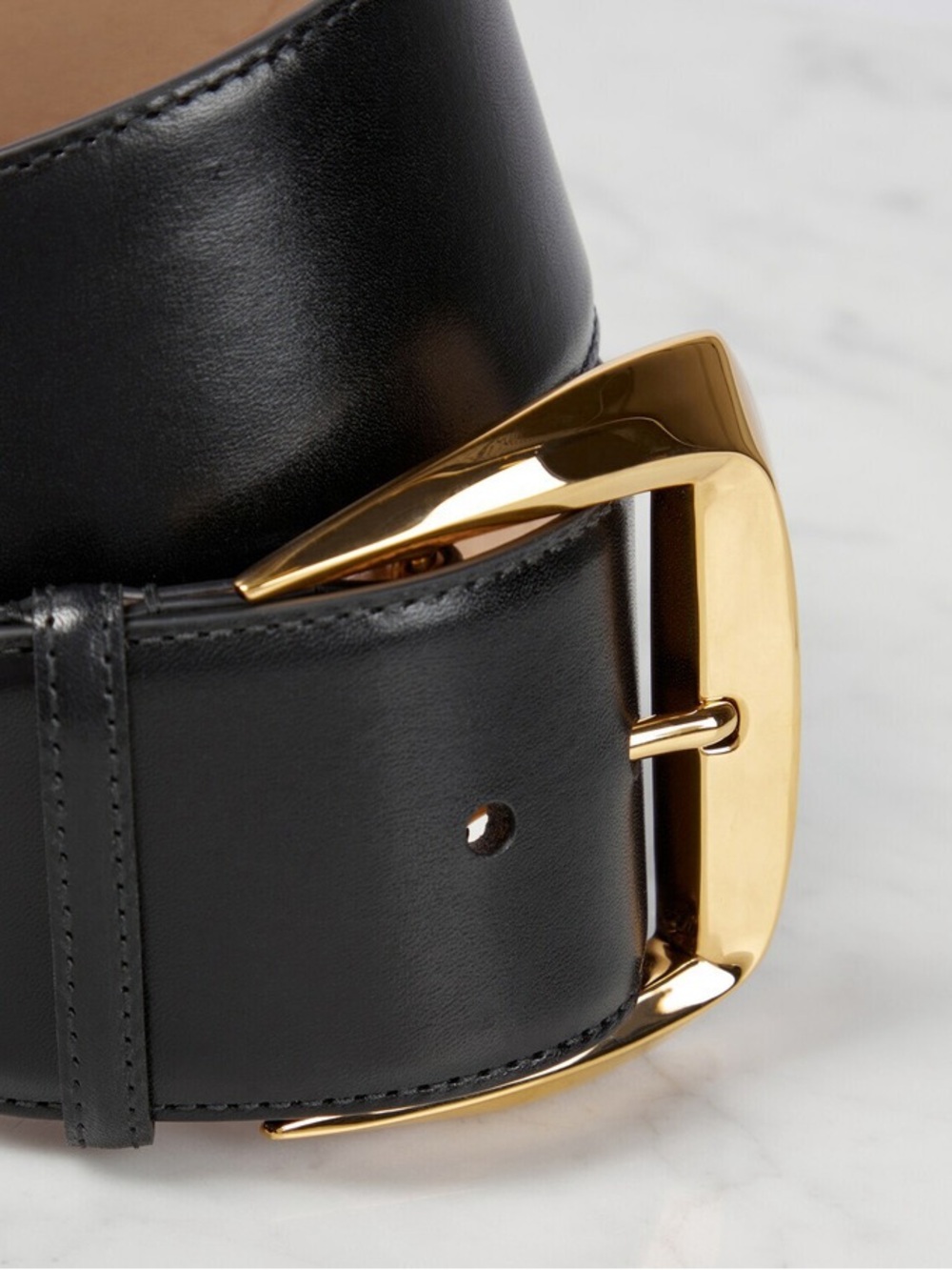 Alexander McQueen Geometric Buckle Belt - Picture 2 of 9